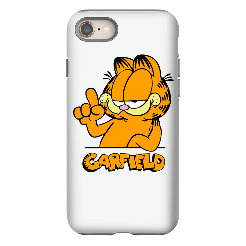 Custom Garfield Funny Iphone 8 Case By Saidoki - Artistshot
