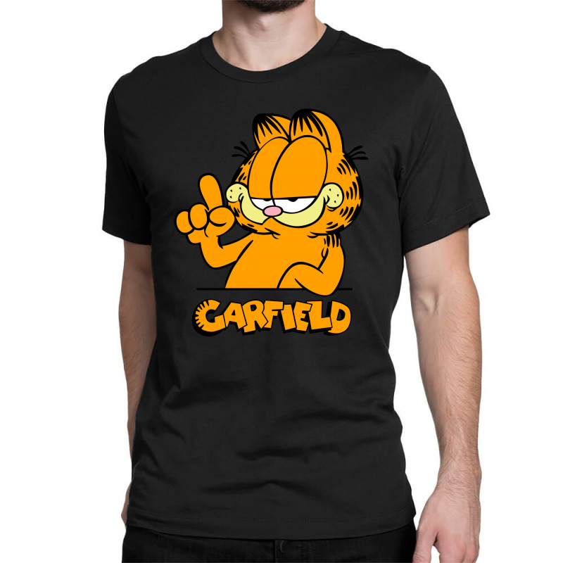 Køb Forretningsmand renovere Custom Garfield Funny Classic T-shirt By Saidoki - Artistshot