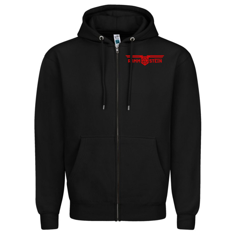 Rammstein Zipper Hoodie By Kompol - Artistshot