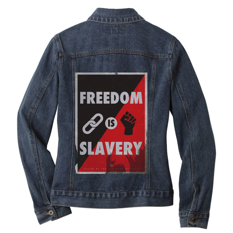 Graphic Picture  Big Brother Funny Gift Ladies Denim Jacket by Artist-Areli | Artistshot