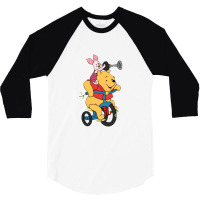 Tigger,eeyore,piglet 3/4 Sleeve Shirt | Artistshot