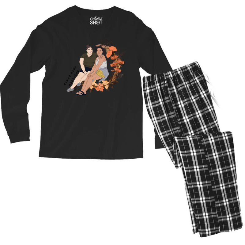 Graphic Picture  The Grace Games Characters Men's Long Sleeve Pajama Set by Artist-Areli | Artistshot