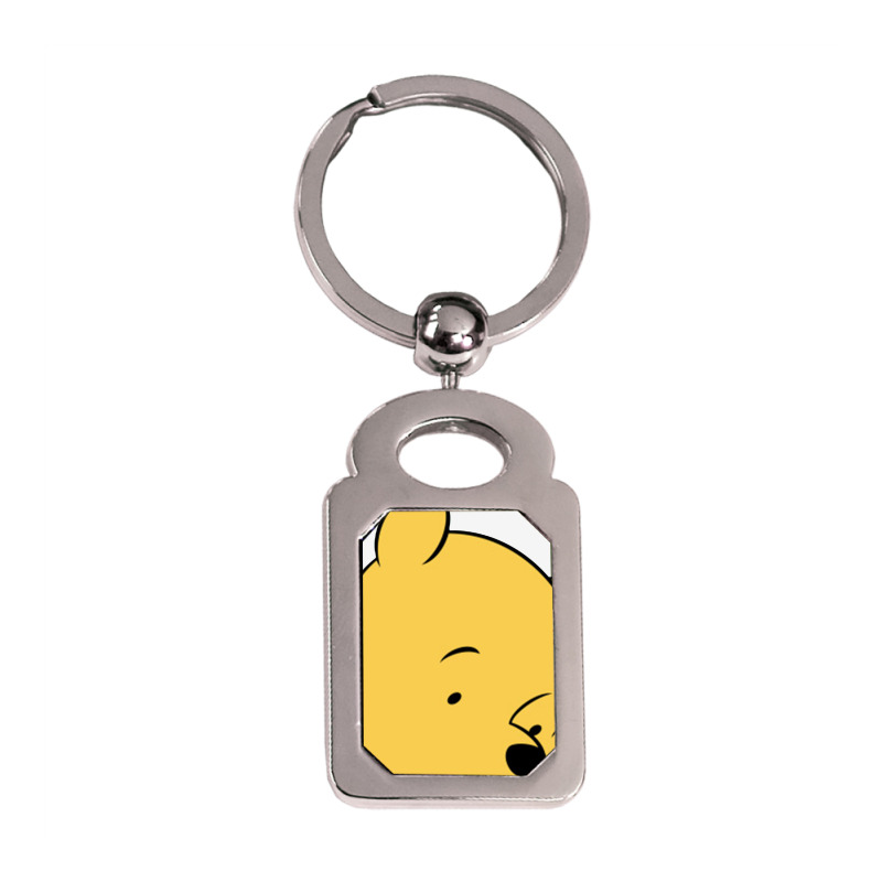 Tigger,eeyore,piglet,piglet With Honey Silver Rectangle Keychain | Artistshot