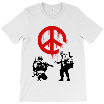 Banksy Peace T-shirt Designed By Inara Orlin