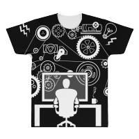 Awesome Engineer All Over Men's T-shirt | Artistshot