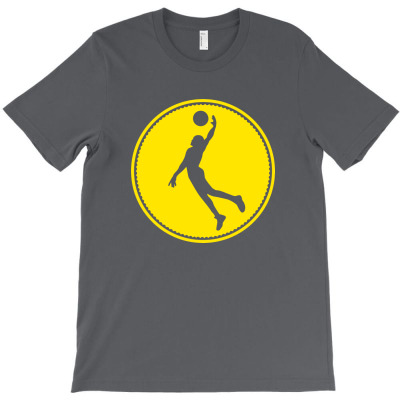 Yellow Dunking Basketball Player Silhouette T-shirt Designed By Noer Sidik