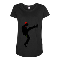 Graphic Vintage  Silly Graphic Music Maternity Scoop Neck T-shirt | Artistshot