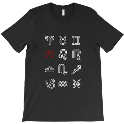 Zodiac Cancer T-shirt Designed By Noer Sidik