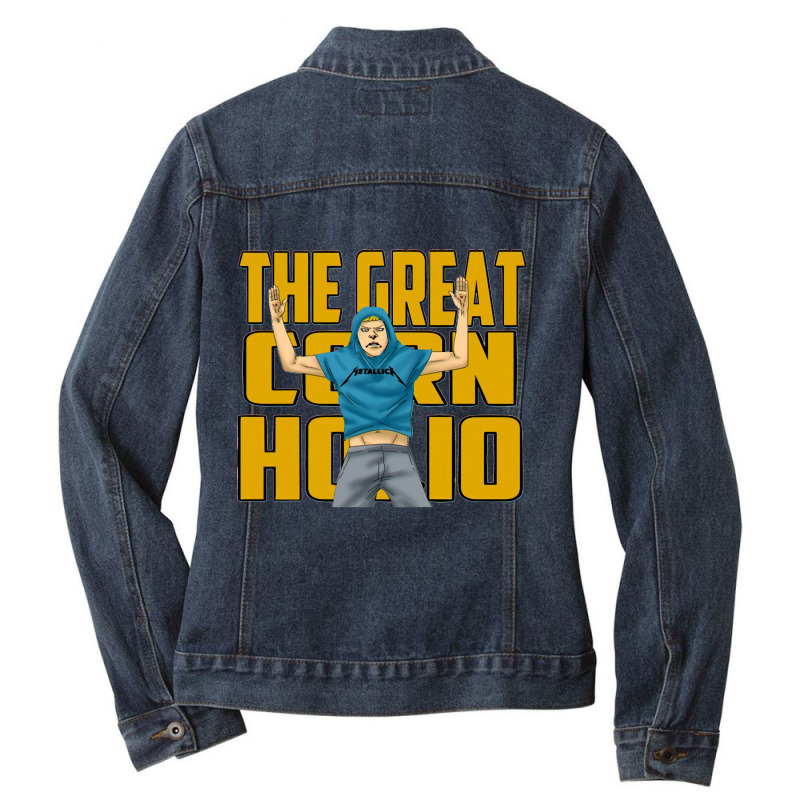 Retro Cartoon  Butthead Mens Best Ladies Denim Jacket by Artist-Calvin | Artistshot