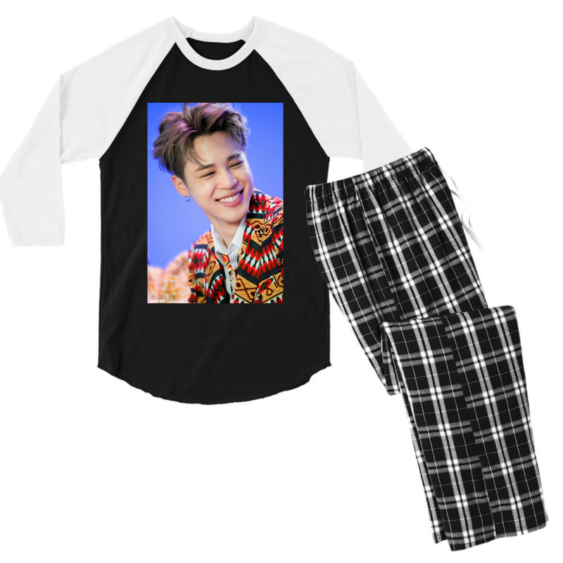 Graphic Picture Jungkook Day Gift Men's 3/4 Sleeve Pajama Set | Artistshot