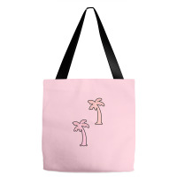 Pink Palm Trees Tote Bags | Artistshot