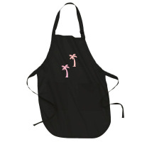 Pink Palm Trees Full-length Apron | Artistshot