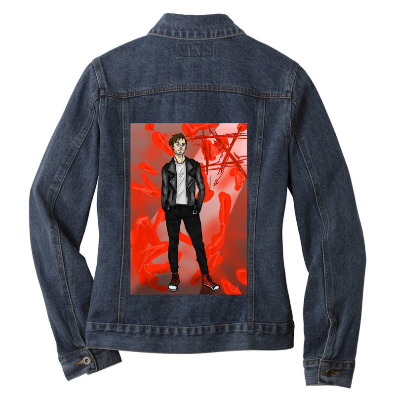 Gifts Idea Basic Chaplin For Men Women Ladies Denim Jacket by ArtistDanna | Artistshot