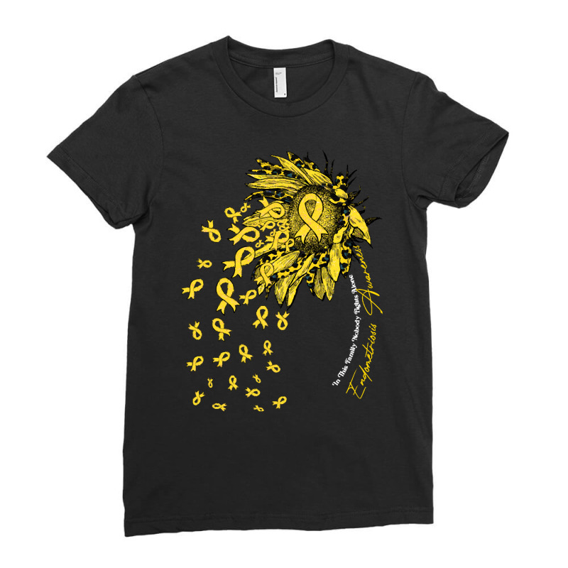 Endometriosis Awareness Survivor T  Shirt Endometriosis Awareness Awar Ladies Fitted T-Shirt by flinkpleat | Artistshot