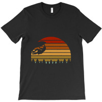 Vintage Sunset Climbing Gift For Climbers And Boulderers T-shirt | Artistshot