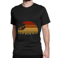 Vintage Sunset Climbing Gift For Climbers And Boulderers Classic T-shirt | Artistshot