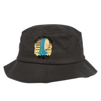 Vintage Photographic  90s Cartoons Design Character Bucket Hat | Artistshot