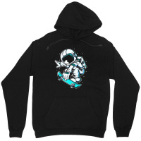 Astronaut Skateboard Jump Unisex Hoodie | Artistshot