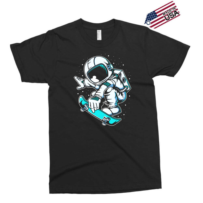 Astronaut Skateboard Jump Exclusive T-shirt | Artistshot