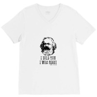 Capitalism Communism V-neck Tee | Artistshot