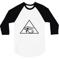 Eye Of Horus 3/4 Sleeve Shirt | Artistshot