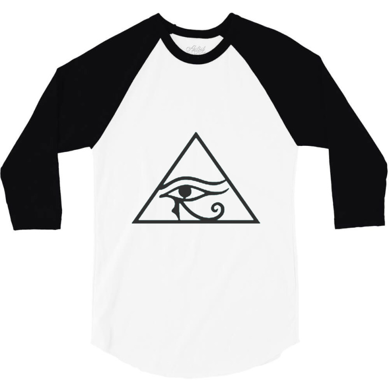 Eye Of Horus 3/4 Sleeve Shirt | Artistshot