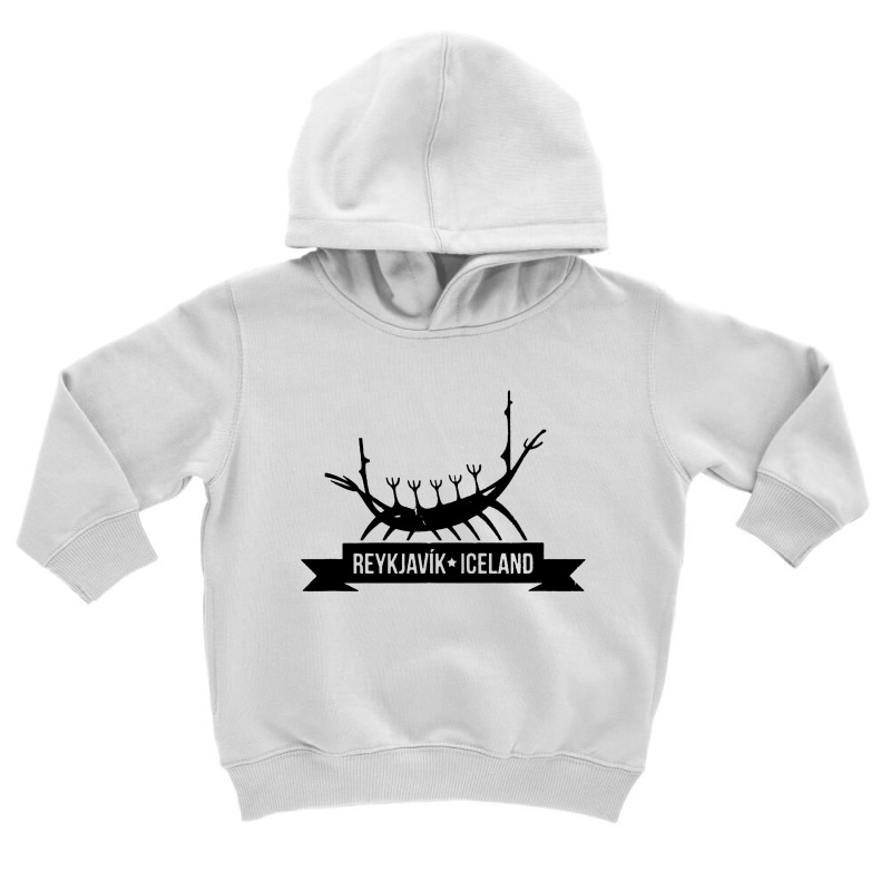 Vintage Reykjavik Iceland Toddler Hoodie by Kompol | Artistshot