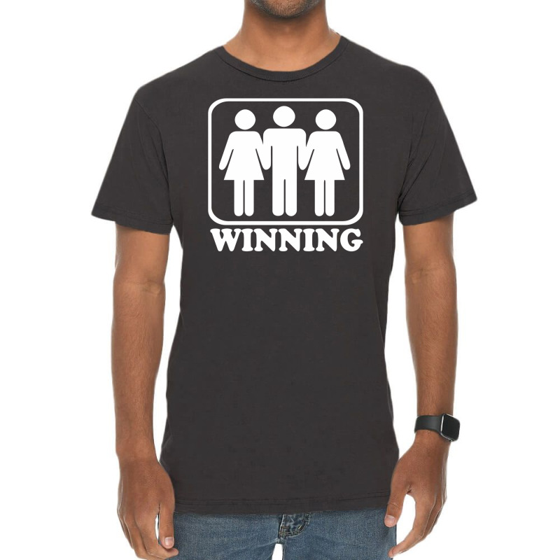 Winning Threesome Vintage T-shirt | Artistshot