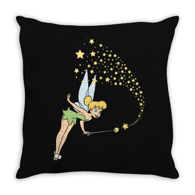 Tinkerbell Magic Throw Pillow Designed By Sengul