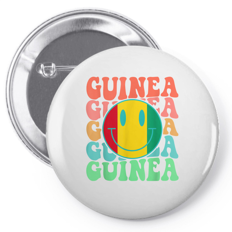 Retro Guinea Guinean Flag Mens Womens Kids T Shirt Pin-back Button | Artistshot