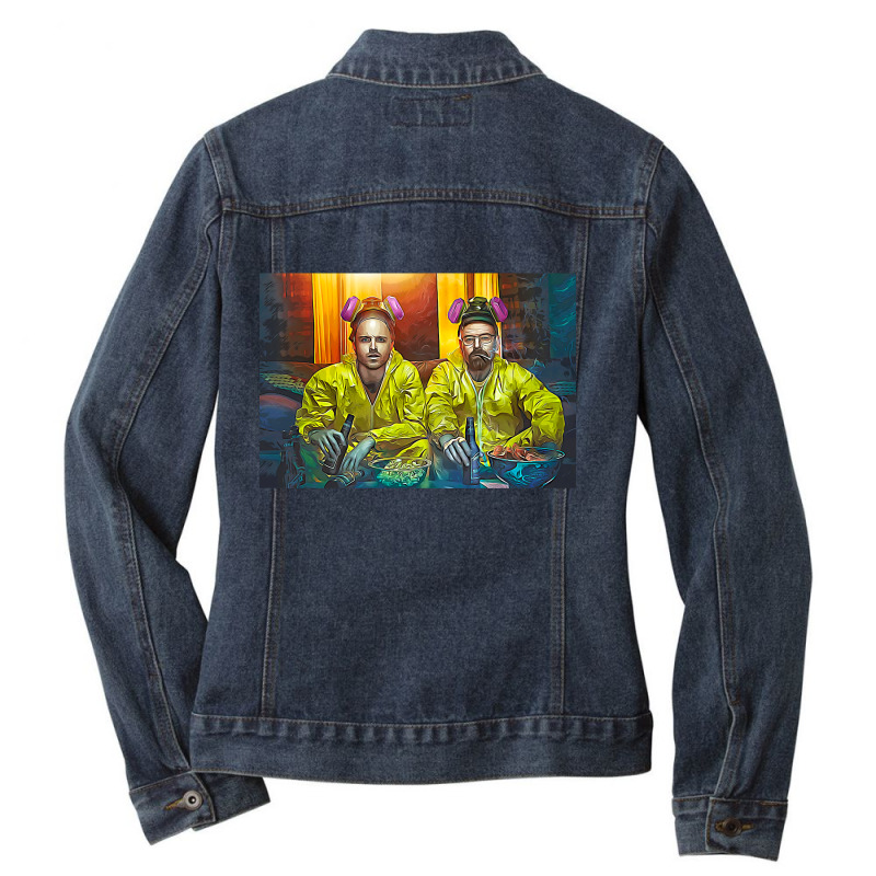 Graphic Picture Adam Gontier Day Gift Ladies Denim Jacket by ArtistTomas | Artistshot