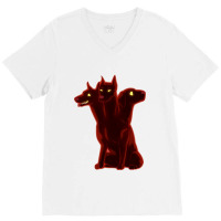 Cerberus Anime Upgrade V-neck Tee | Artistshot