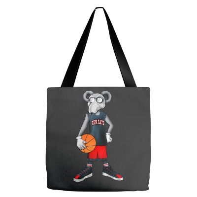 Gym Rat Basketball Male Tote Bags Designed By Slalomalt