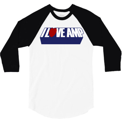 I Love Party Amp 3/4 Sleeve Shirt Designed By Slalomalt
