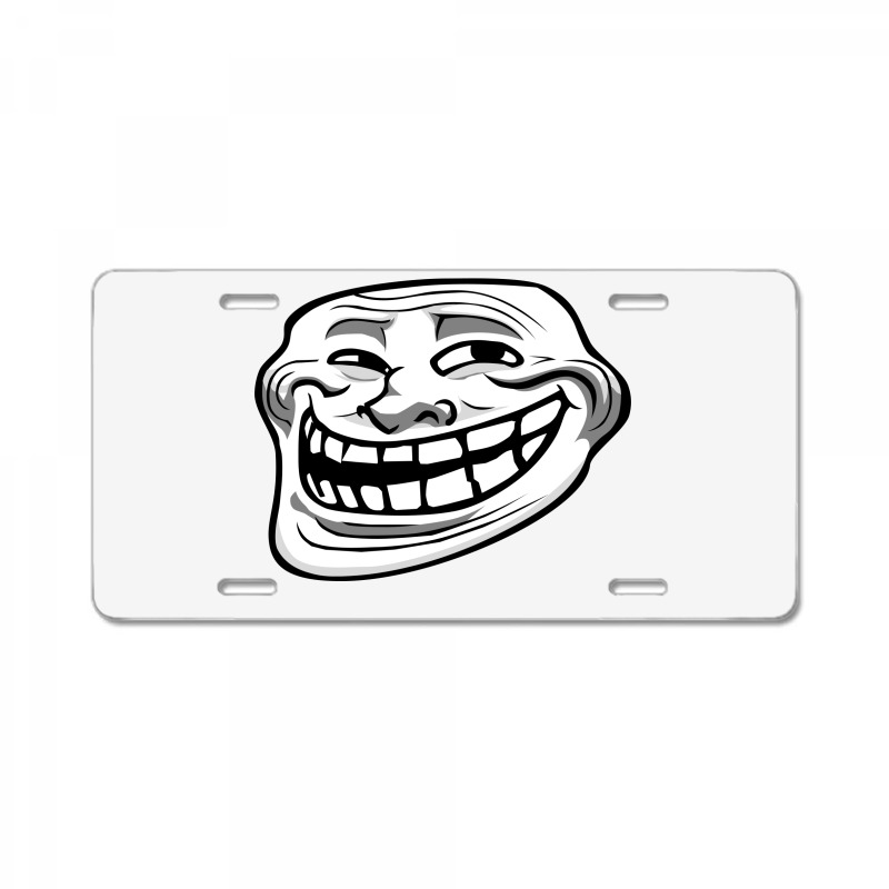 BLACK TROLL FACE DECAL / STICKER