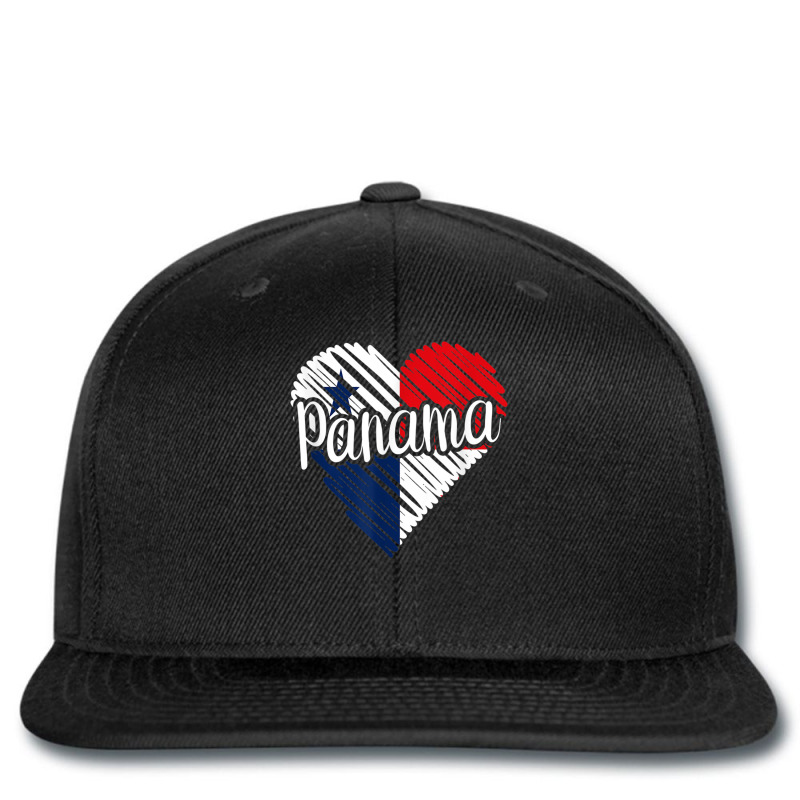 Panama For Men Panamanian Heart Flag For Women Panama Printed hat by Hoang95 | Artistshot