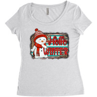 Hello Winter Baby Snowman Women's Triblend Scoop T-shirt | Artistshot