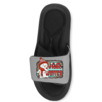 Hello Winter Baby Snowman Slide Sandal | Artistshot