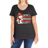 Hello Winter Baby Snowman Ladies Curvy T-shirt | Artistshot