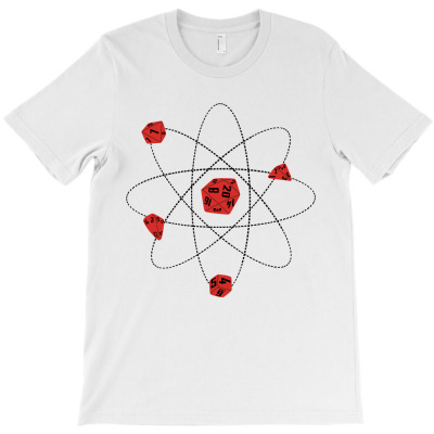 Dice Atom T-shirt Designed By Michael