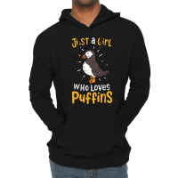 Puffins Iceland Birds Birdwatching Lightweight Hoodie | Artistshot