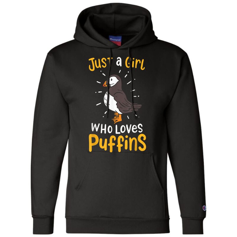 Puffins Iceland Birds Birdwatching Champion Hoodie by Hoang95 | Artistshot