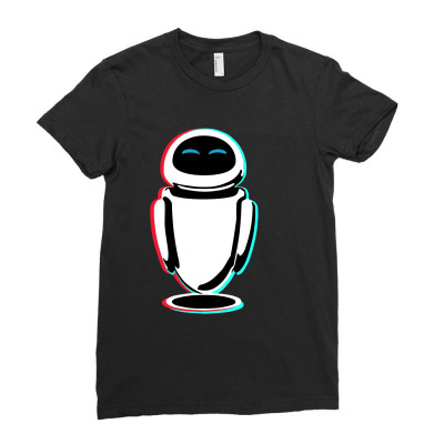 Eve Robot Wall E Ladies Fitted T-shirt Designed By Neset