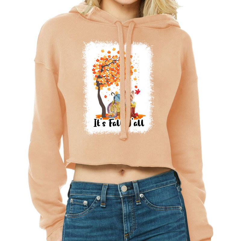 Its Fall Yall Yorkshire Terrier Dog T  Shirt Its Fall Y'all Yorkshire Cropped Hoodie by ozellachamplin411 | Artistshot