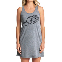 Halloween T  Shirt Cute Rat Wearing Halloween Horror Costume Minimal L Tank Dress | Artistshot