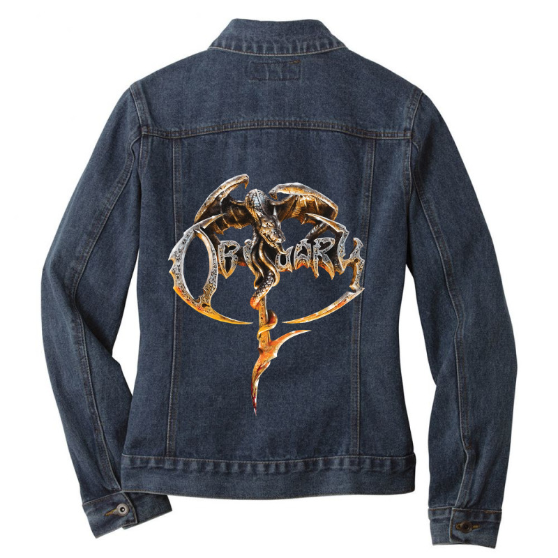 Lover Gift Death Leprosy Mens My Favorite Ladies Denim Jacket by ArtistSummer | Artistshot