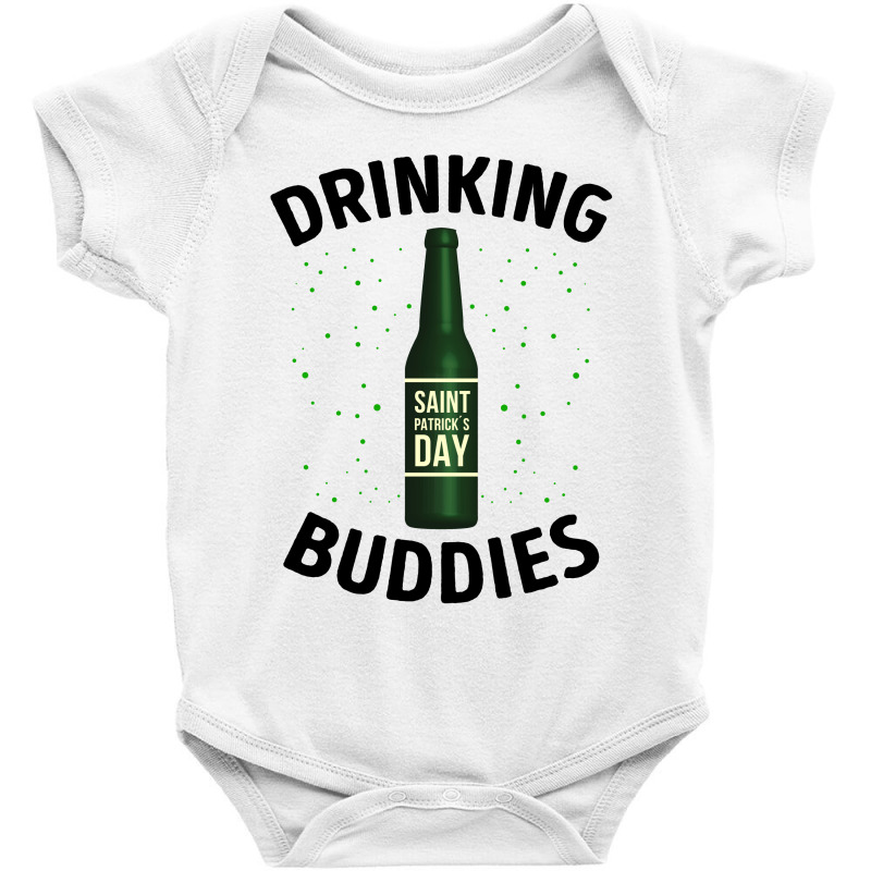 Drinking Buddies Saint Patricks Day For Light Baby Bodysuit by autlu2024 | Artistshot