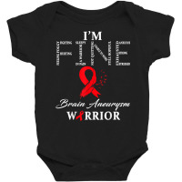 Brain Aneurysm Warrior I'm Fine T Shirt Baby Bodysuit | Artistshot