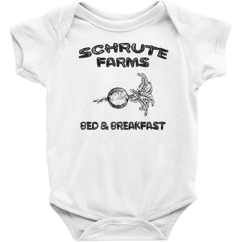 Schrute Farms Bed and Breakfast Soft and Comfortable Short Sleeve Baby Bodysuit