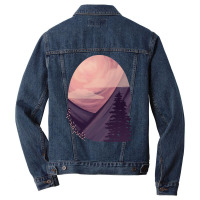 Scenery T  Shirt Pink Purple Scenery T  Shirt Men Denim Jacket | Artistshot